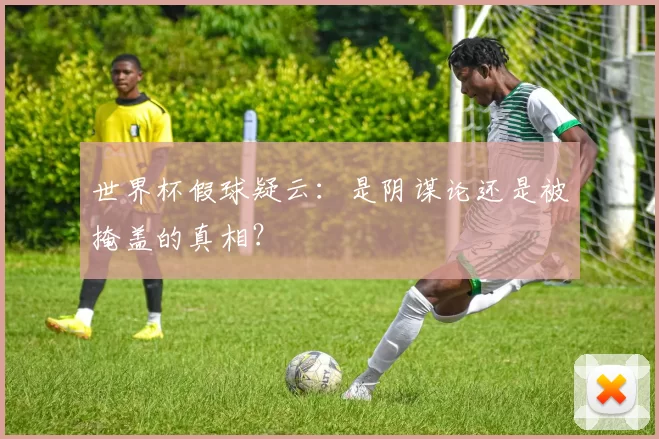 世界杯假球疑云：是阴谋论还是被掩盖的真相？